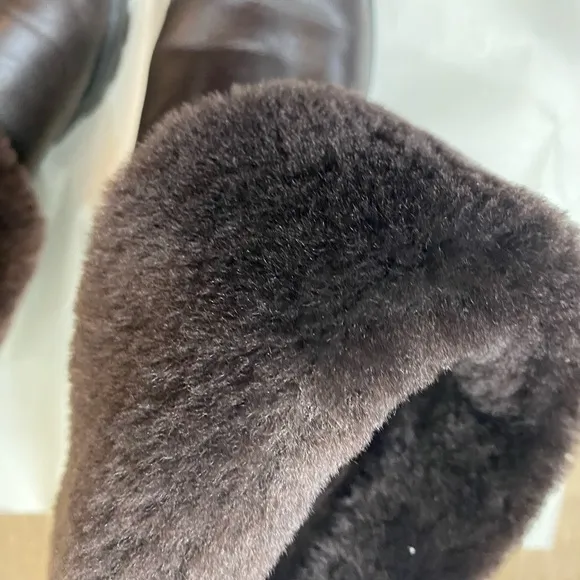 La Canadienne shearling boots size 8