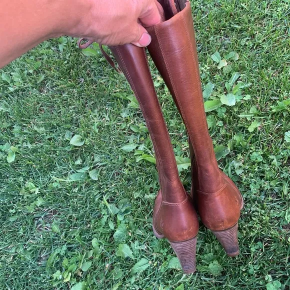 Lace up tall boots TIMBERLAND