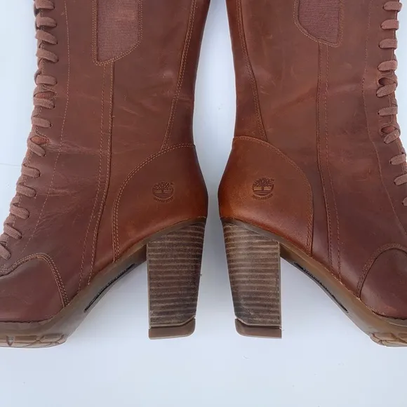 Lace up tall boots TIMBERLAND