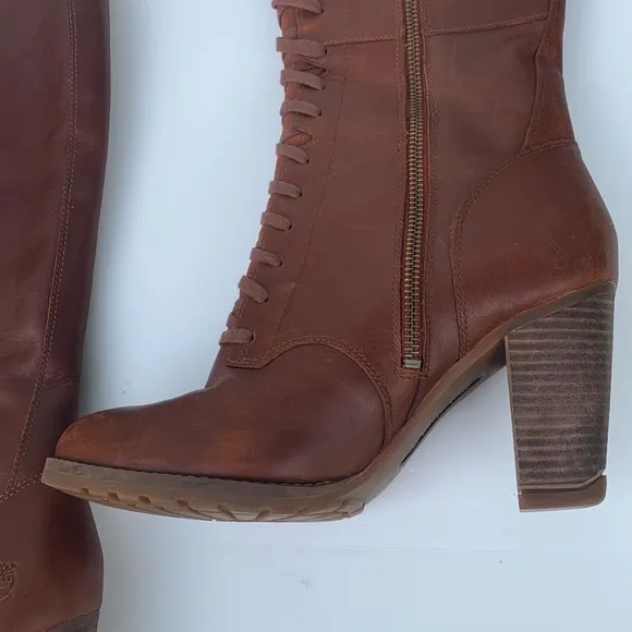 Lace up tall boots TIMBERLAND