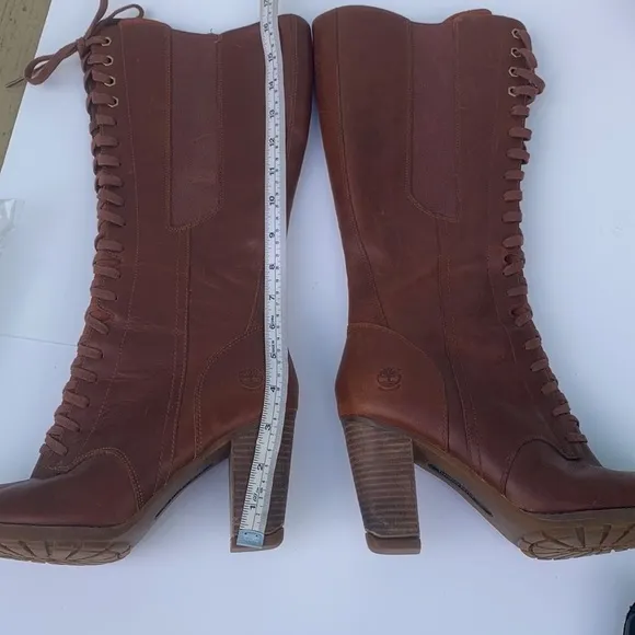 Lace up tall boots TIMBERLAND