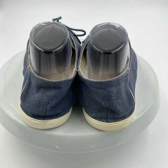 Lacoste Aristide12 Blue Canvas Shoes Men's Size 10