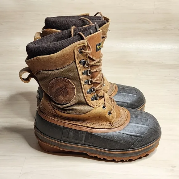 Lacrosse Ice King Shank Leather Insulated Winter Boots Men's Made In USA Size 7