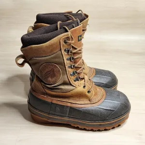 Lacrosse Ice King Shank Leather Insulated Winter Boots Men's Made In USA Size 7