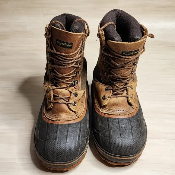Lacrosse Ice King Shank Leather Insulated Winter Boots Men's Made In USA Size 7