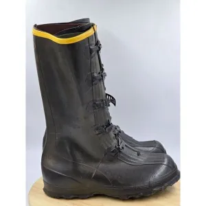 LaCrosse Men's 14&quot; WP Rubber ZXT Buckle Overshoe Waterproof Boots Black Size 9