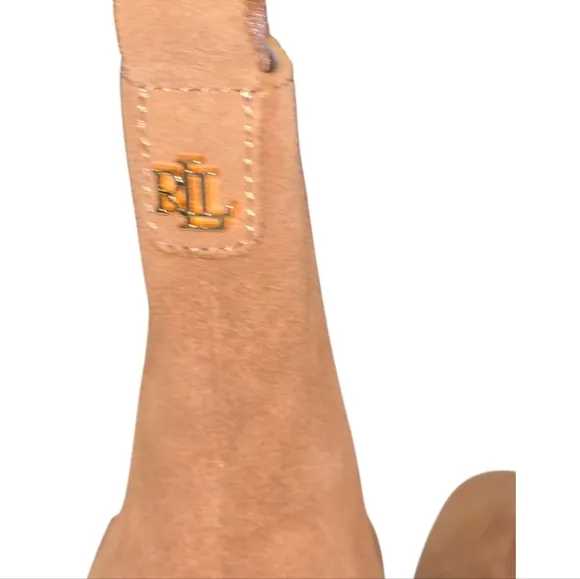 Lauren Ralph Lauren Women's Marianna Chestnut Brown Suede Leather Chelsea Boots