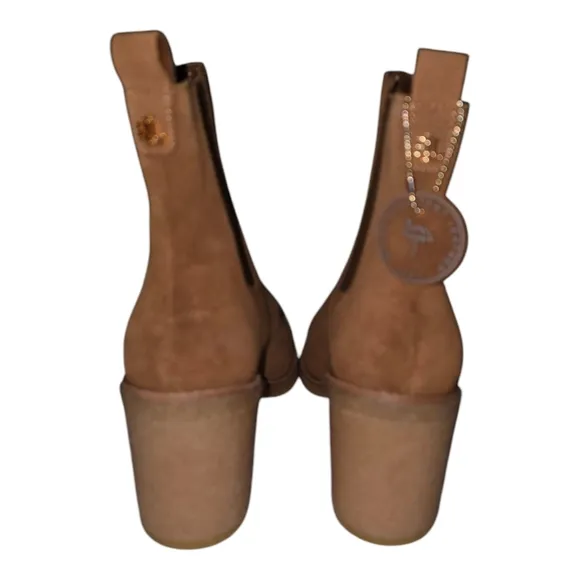 Lauren Ralph Lauren Women's Marianna Chestnut Brown Suede Leather Chelsea Boots