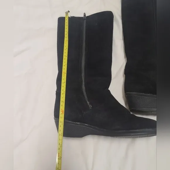 Leather wool lined warm boots, made in England, size 38