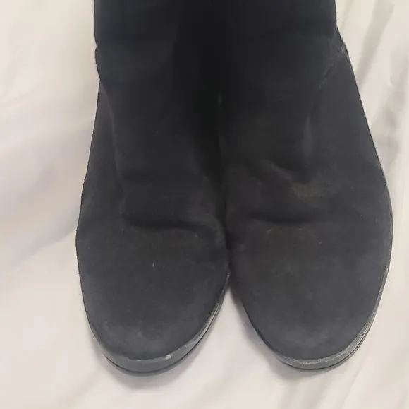 Leather wool lined warm boots, made in England, size 38