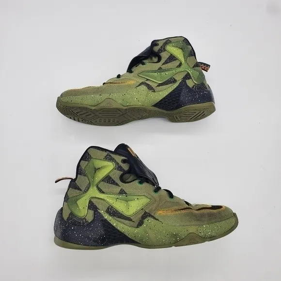 LeBron XIII 13 All Star Green Basketball Shoes Sneakers 6.5 Youth 6.5Men
