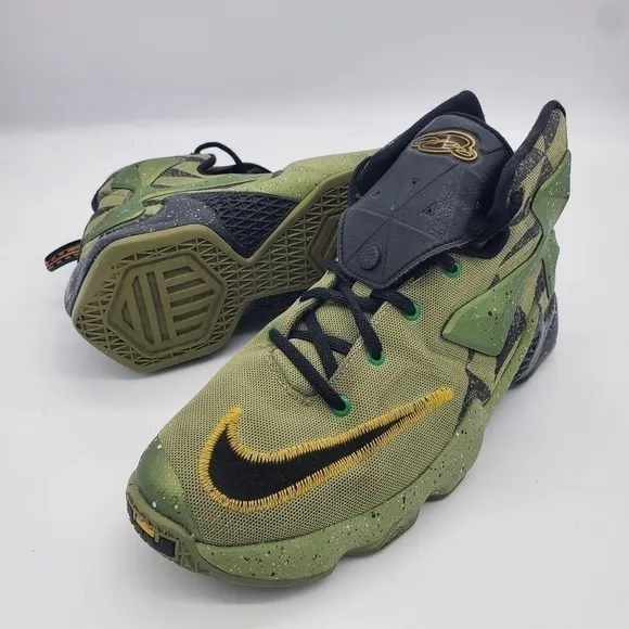 LeBron XIII 13 All Star Green Basketball Shoes Sneakers 6.5 Youth 6.5Men
