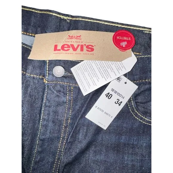 Levi's Men's 541 Athletic Fit Jean, The Rich, 40W x 34L NWT