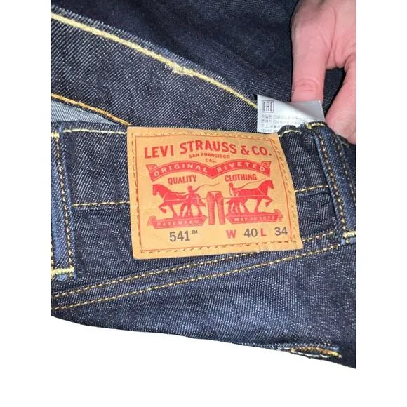 Levi's Men's 541 Athletic Fit Jean, The Rich, 40W x 34L NWT