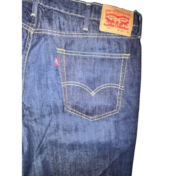 Levi's Men's 541 Athletic Fit Jean, The Rich, 40W x 34L NWT