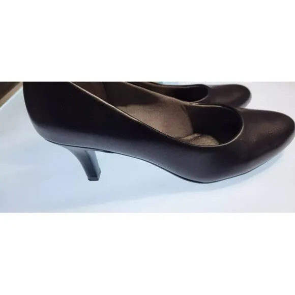 LIFESTRIDE Womens Parigi Black Comfort Pumps Shoes 9.5  Soft System