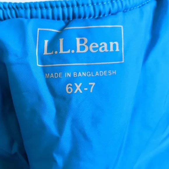 Like new L.L.Bean unisex Snow Buster snow bibs size 6X-7