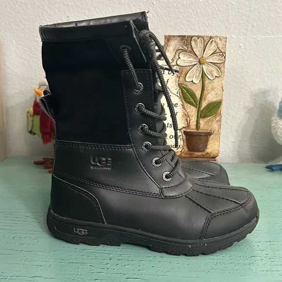 Little girls black UGG Boots
