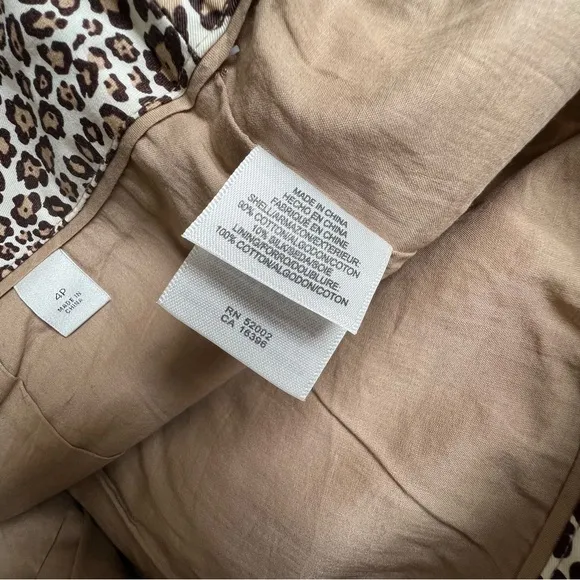 Liz Claiborne NWT 4P Animal Print MIDI Skirt Ret $79