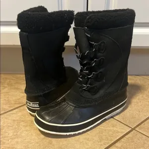 L.L. Bean Black Winter Boots