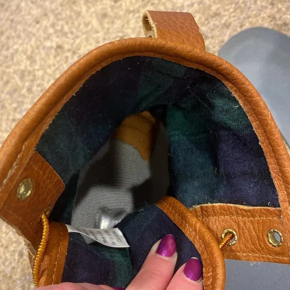 L.L. Bean Chamois Flannel Lined Uppers Duck Boots 503157 8” DM Women’s 8