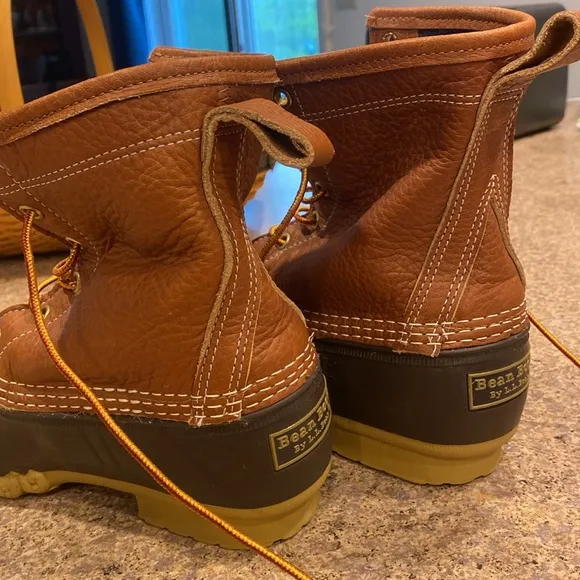 L.L. Bean Chamois Flannel Lined Uppers Duck Boots 503157 8” DM Women’s 8