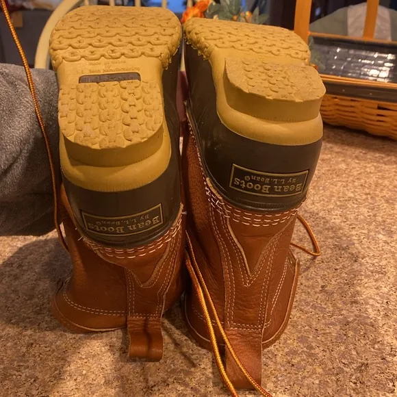L.L. Bean Chamois Flannel Lined Uppers Duck Boots 503157 8” DM Women’s 8