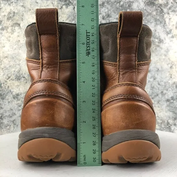 LL Bean Men's 7 MED Storm Chaser Brown Leather Primaloft 200g Insulated Boots