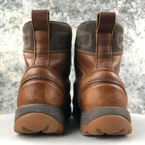 LL Bean Men's 7 MED Storm Chaser Brown Leather Primaloft 200g Insulated Boots