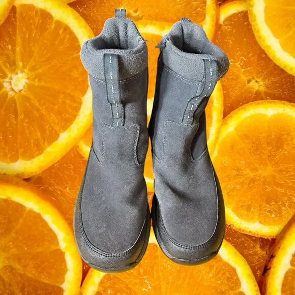 L.L. Bean Men's Gray‎ Insulated Primaloft Pull On Side Zipper Boots Size 8.5
