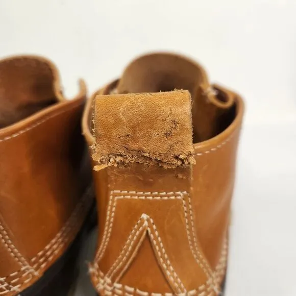 L.L. Bean Mens Insulated Foot Bed Bean Duck Boots Size 10M