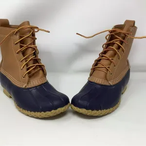 LL Bean Original Bean Duck Boots Waterproof Leather Unlined Women’s Size 8 USA