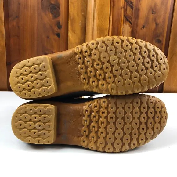 L.L. Bean Vintage Men's Maine Hunting Shoes Rugged Outdoor Waterproof