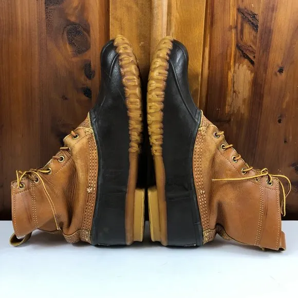 L.L. Bean Vintage Men's Maine Hunting Shoes Rugged Outdoor Waterproof