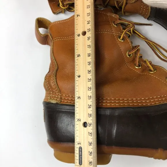L.L. Bean Vintage Men's Maine Hunting Shoes Rugged Outdoor Waterproof