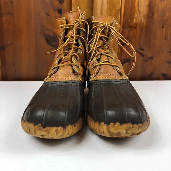L.L. Bean Vintage Men's Maine Hunting Shoes Rugged Outdoor Waterproof