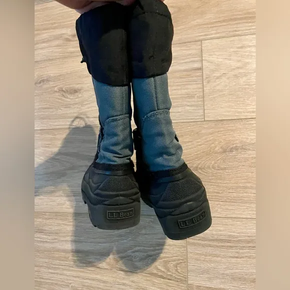 L.L.Bean Kids Northwoods Insulated Tall Waterproof Winter Snow Boots Size 11