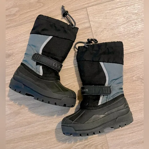 L.L.Bean Kids Northwoods Insulated Tall Waterproof Winter Snow Boots Size 11