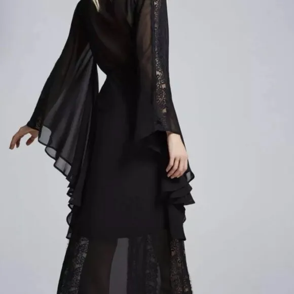 LOVE, Courtney By Basty Gal Black Kimono Size S