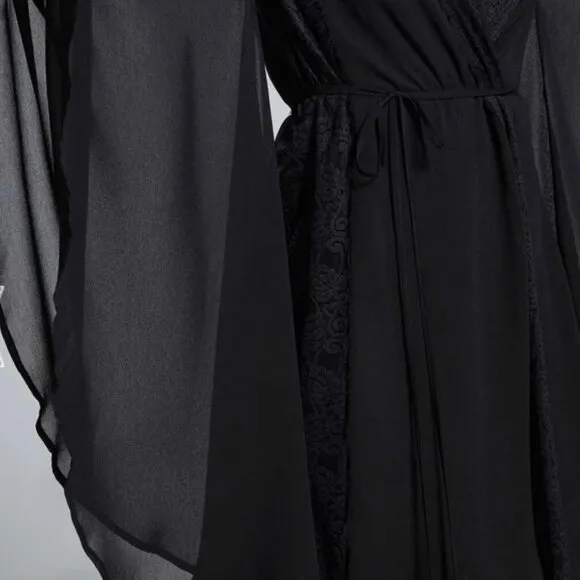 LOVE, Courtney By Basty Gal Black Kimono Size S