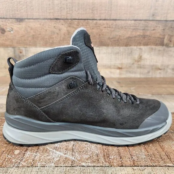 Lowa Malta GTX Mid Women Size 9 Hiking Boots Outdoor Camping Gore-Tex Gray Shoes