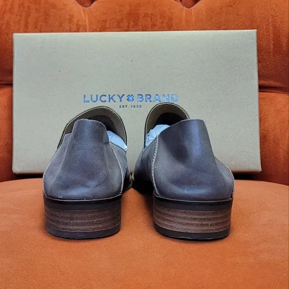 Lucky Brand Women Cahill Dark Driftwood Salvador Shoes Size 9m