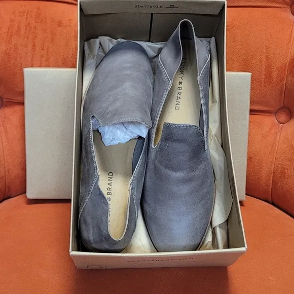Lucky Brand Women Cahill Dark Driftwood Salvador Shoes Size 9m