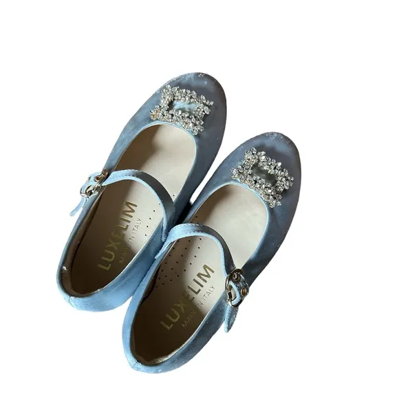 Luxelim sz 26 Lila Satin Shoes