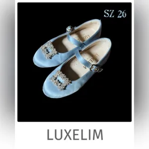 Luxelim sz 26 Lila Satin Shoes