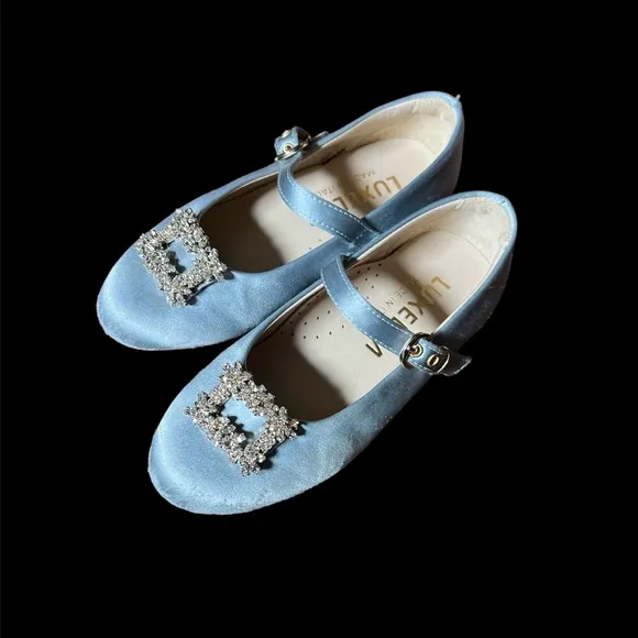 Luxelim sz 26 Lila Satin Shoes