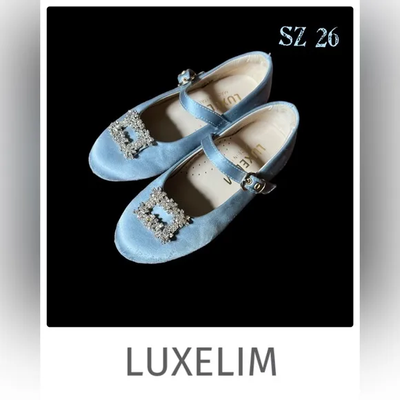 Luxelim sz 26 Lila Satin Shoes