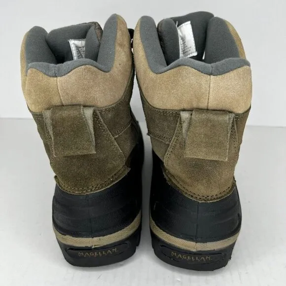 Magellan Outdoors Mens FWMFFS4003 Thinsulate Suede Leather Size 9 Duck Boots