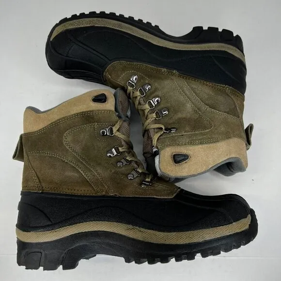 Magellan Outdoors Mens FWMFFS4003 Thinsulate Suede Leather Size 9 Duck Boots