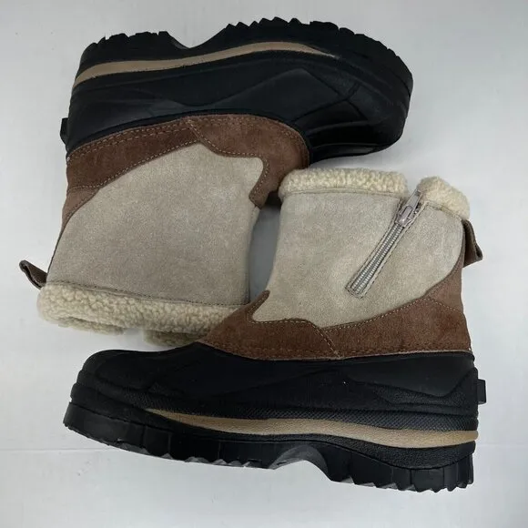 Magellan Womens FWMFFS4007 Suede Leather Duck Pac Warm Thinsulate Size 7 Boots